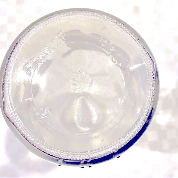 Vintage LE PARFAIT FRANCE Glass Milk Bottle Dog Sc - Picture 4 of 5